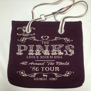 Victoria Secret purple & cream pinks bag 86’ tour.
